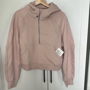 Lululemon | Scuba Oversized Half Zip Hoodie | Feather Pink | M/L | NWT